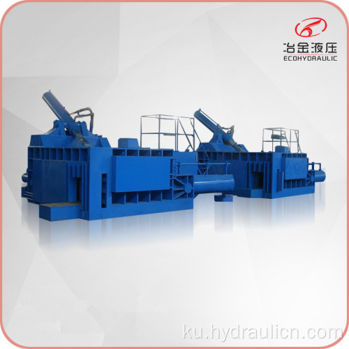 Push-Out Scrap Metal Waste Baling Pressing Machine